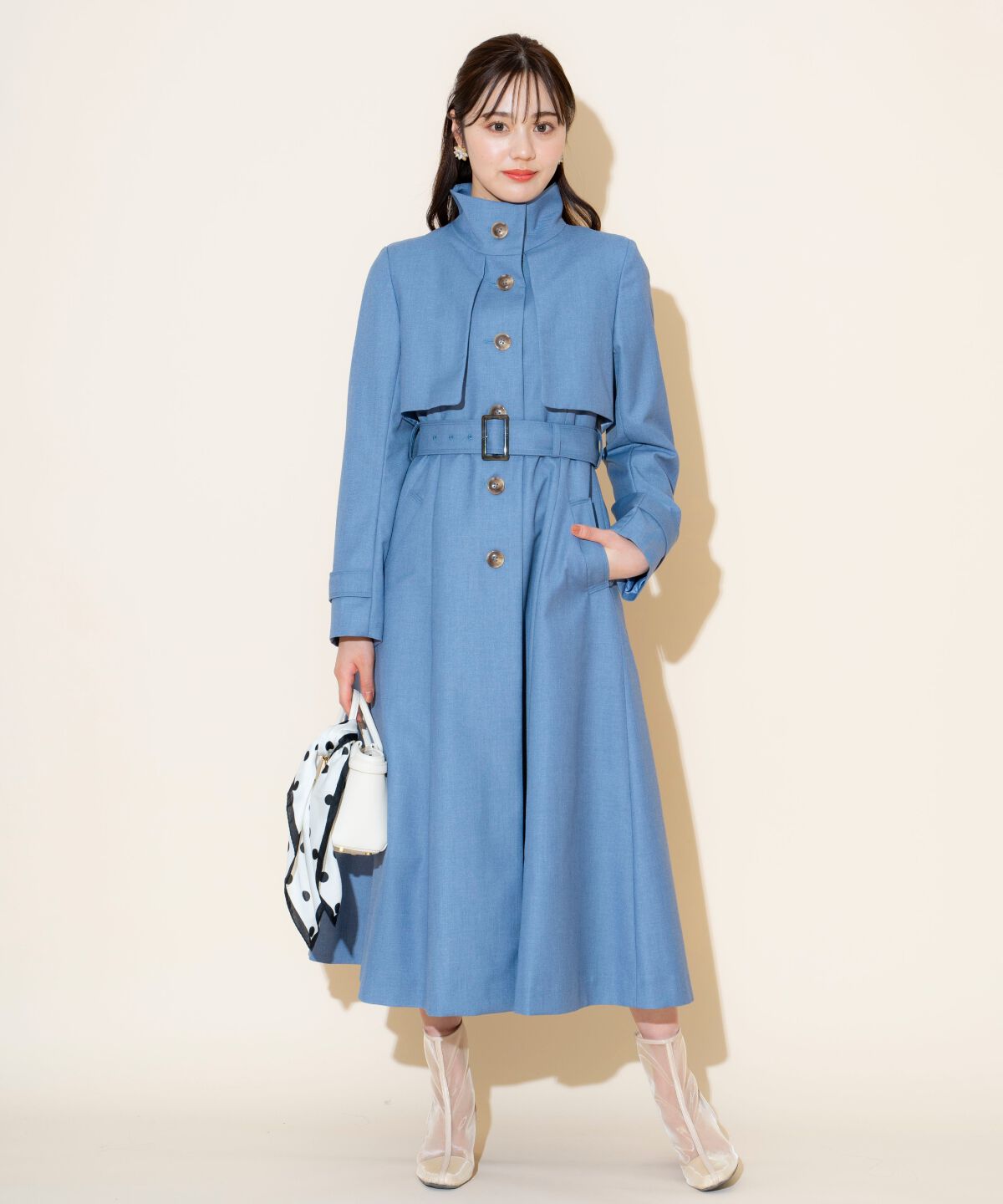 WILLSELECTION「スタンドカラーシングルトレンチコート」|トレンチコート|