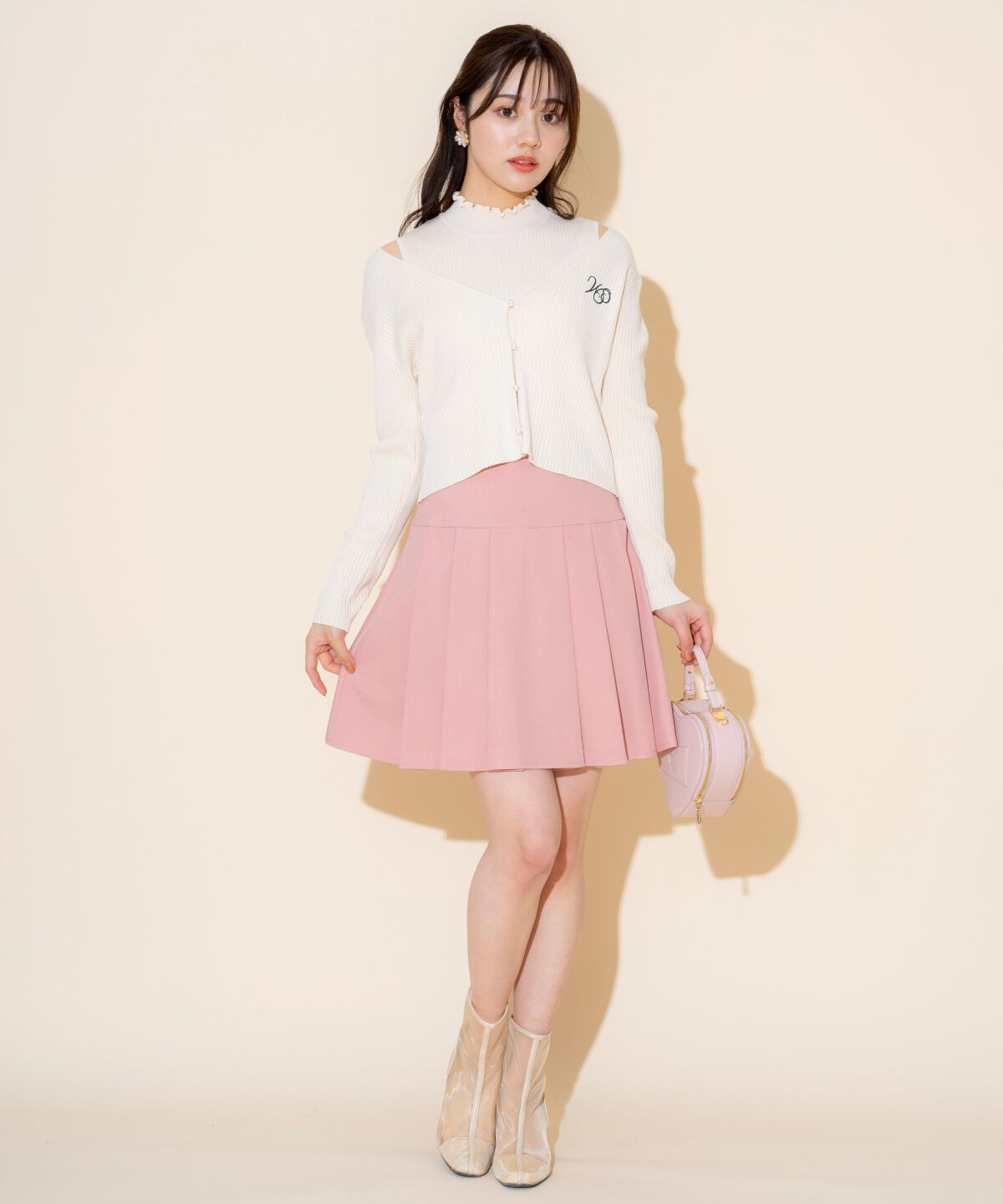 WILLSELECTION「タックプリーツミニスカート」|フレア|