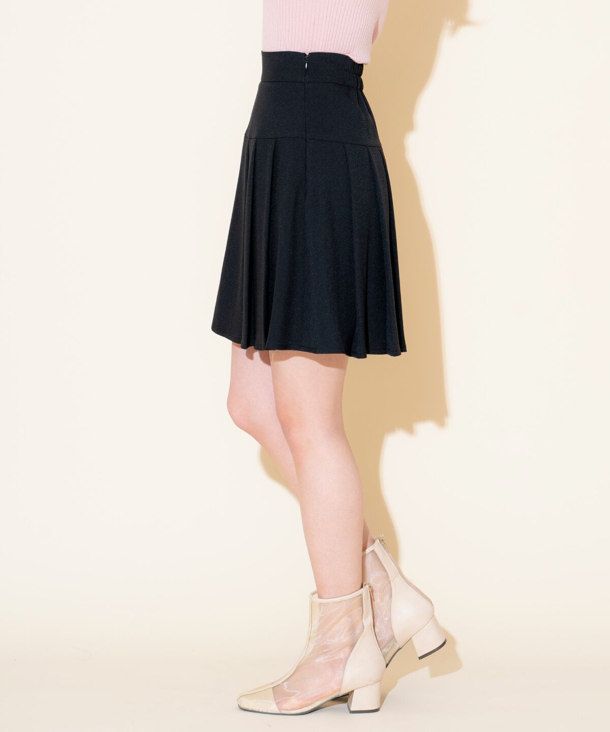 WILLSELECTION「タックプリーツミニスカート」|フレア|