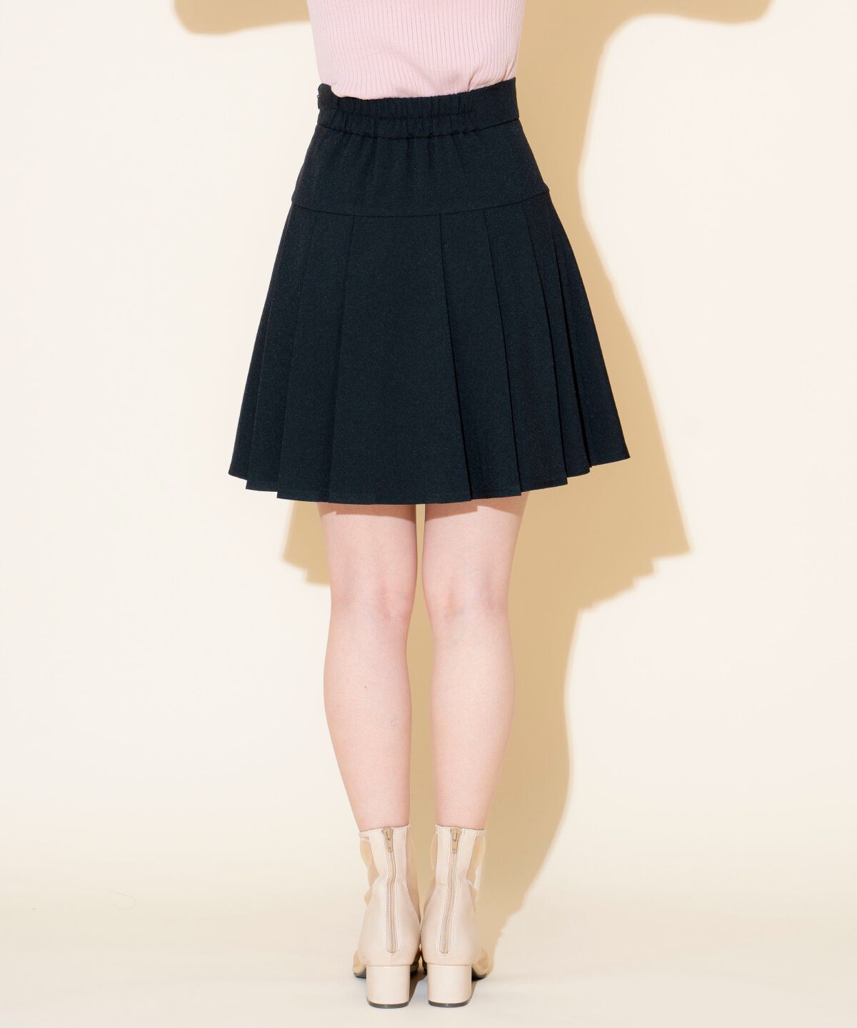 WILLSELECTION「タックプリーツミニスカート」|フレア|