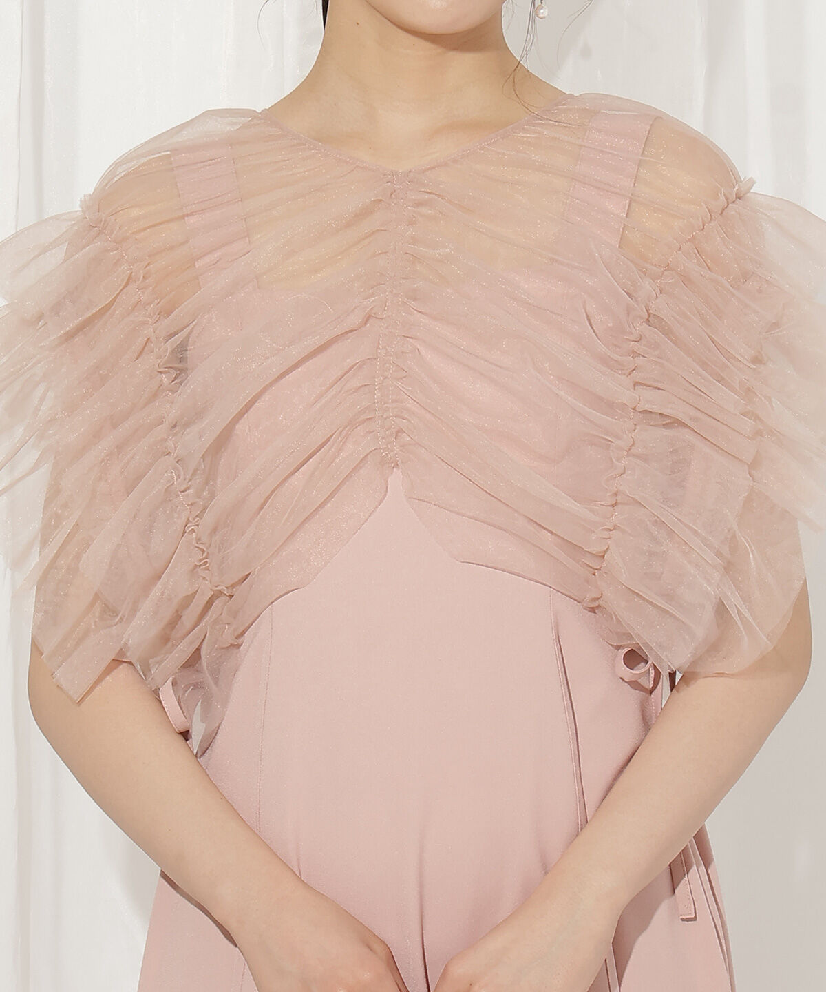 WILLSELECTION「2WAYチュールブラウス&times;ワンピースドレス」|ドレス|