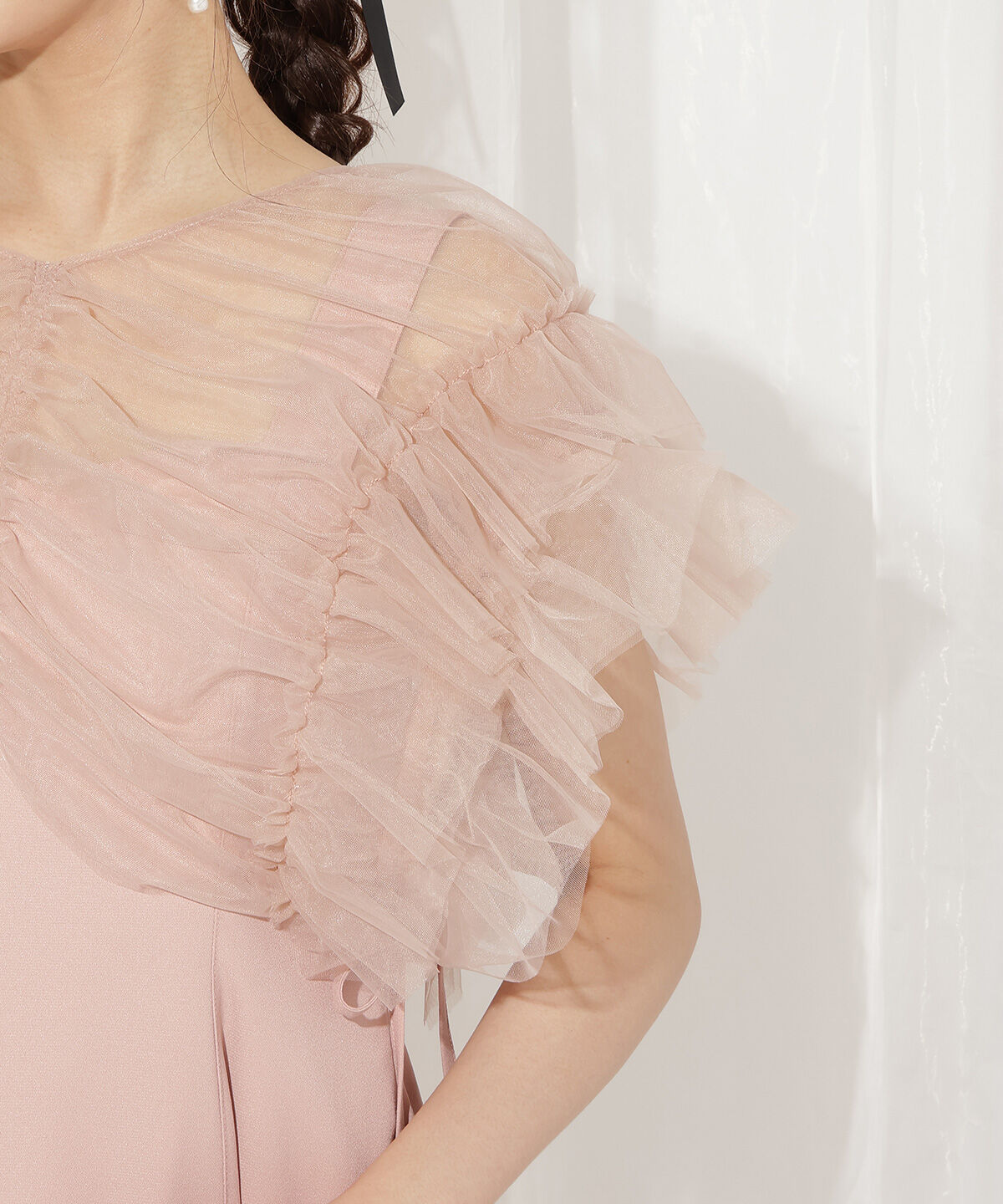 WILLSELECTION「2WAYチュールブラウス&times;ワンピースドレス」|ドレス|