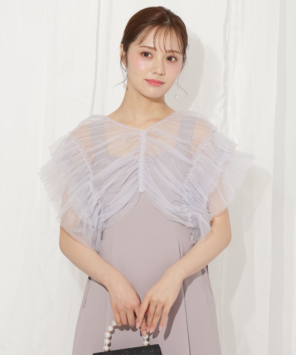 WILLSELECTION「2WAYチュールブラウス&times;ワンピースドレス」|ドレス|