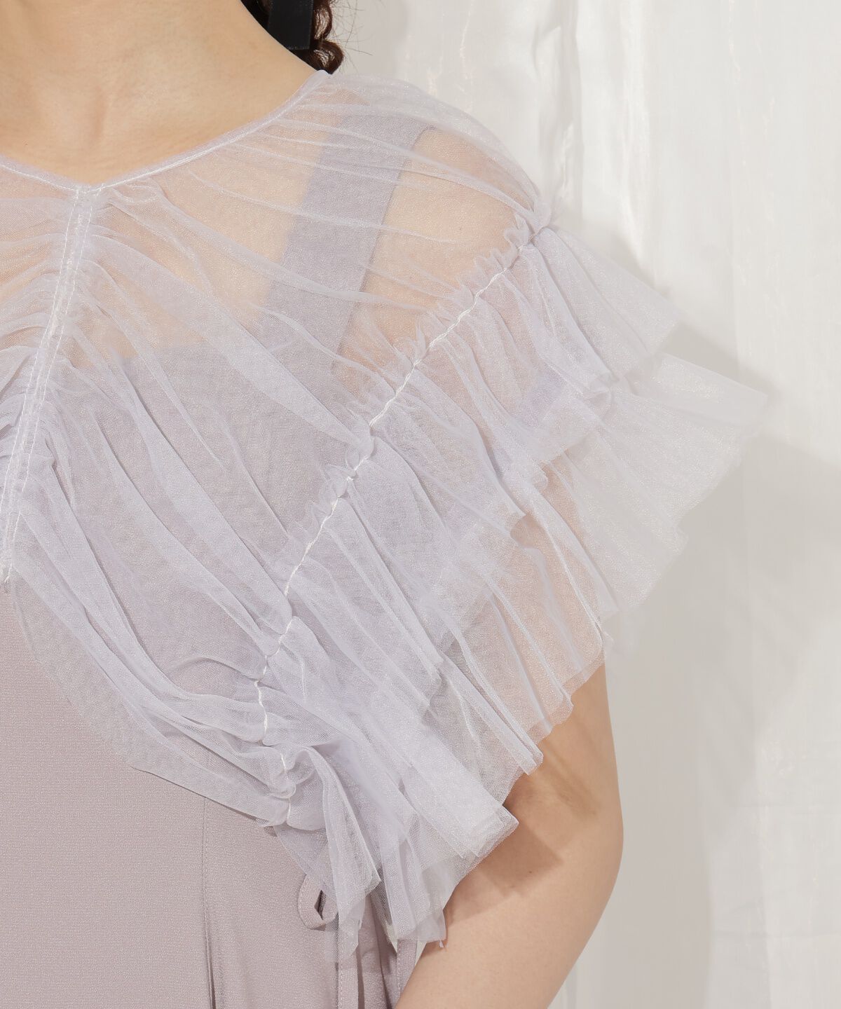 WILLSELECTION「2WAYチュールブラウス&times;ワンピースドレス」|ドレス|