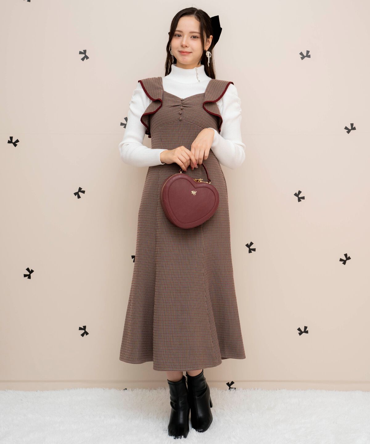 WILLSELECTION「パイピングフリルマーメイドジャンスカ」|ジャンパースカート|