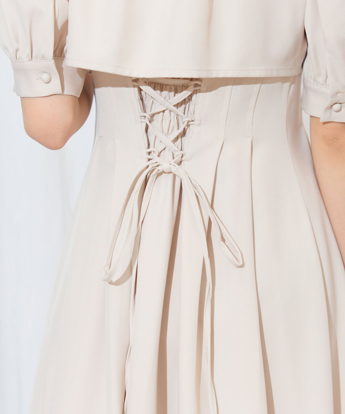 WILLSELECTION「レイヤードライクリボンタイシャツワンピース」|ワンピース|