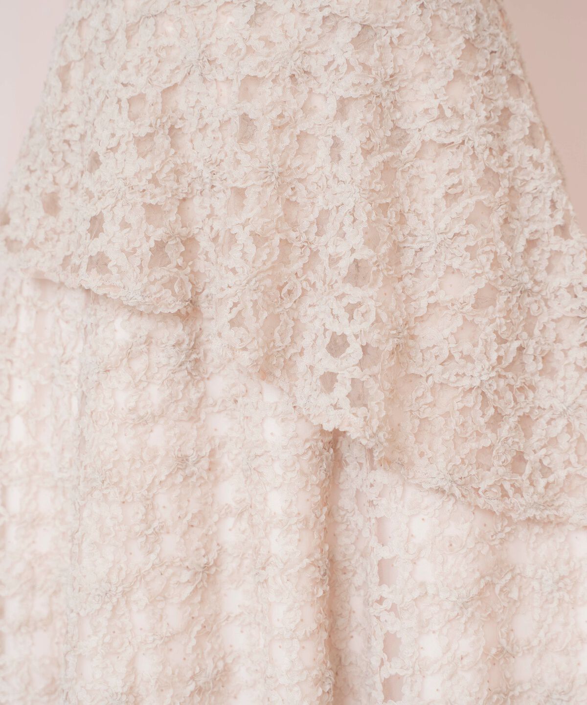 WILLSELECTION「ドットフラワーチュールスカート」|フレア|