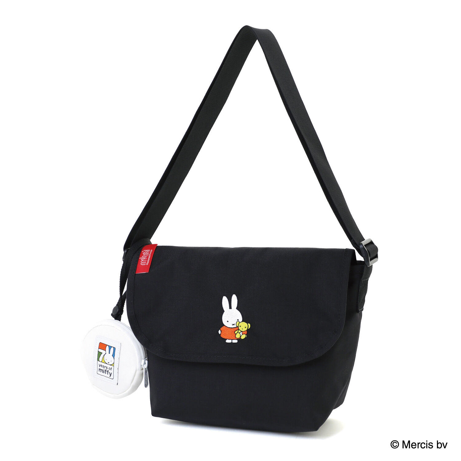 Manhattan Portage「NYLON MESSENGER BAG(SM) BACK POCKET W/ DIVIDER MAGNET 500D CORDURA MIFFY 70TH」|ショルダー・メッセンジャー|