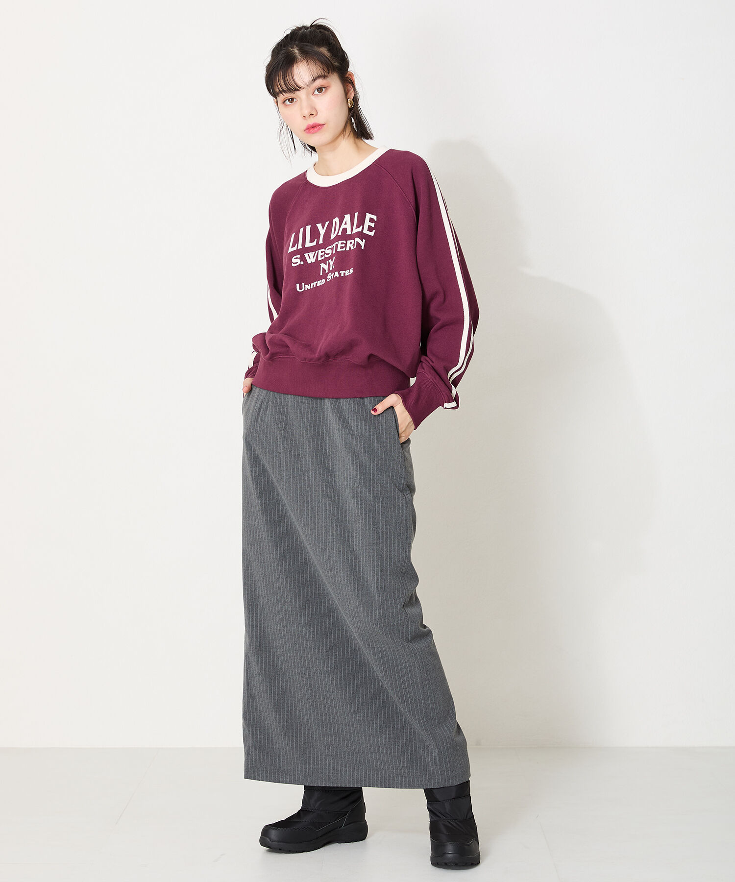 ORiental TRaffic「【 完全 防水 】 キルティング スノーブーツ /OT3401 撥水 雪 レイン」|ショートブーツ|