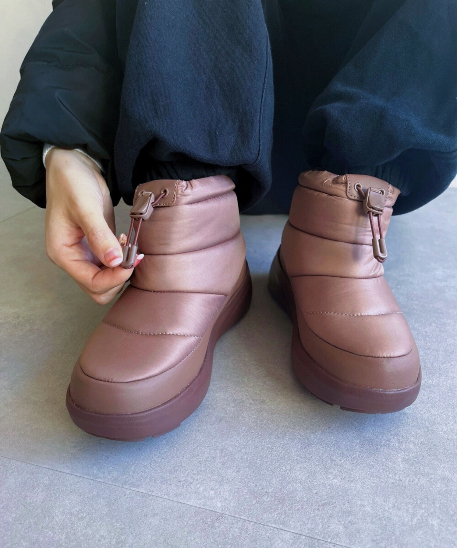 ORiental TRaffic「パデットショートスノーブーツ/OT3404」|レインシューズ|