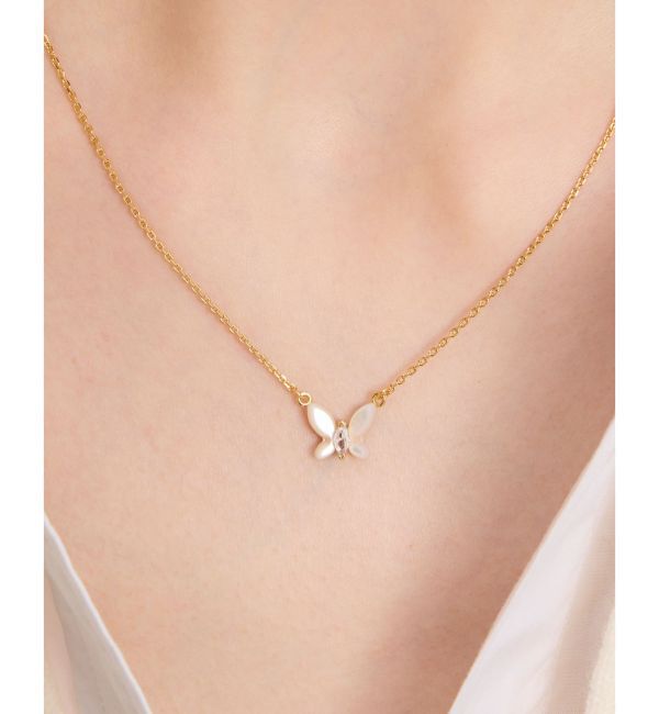 kate spade new york「ソーシャル バタフライ ペンダント」|ネックレス|