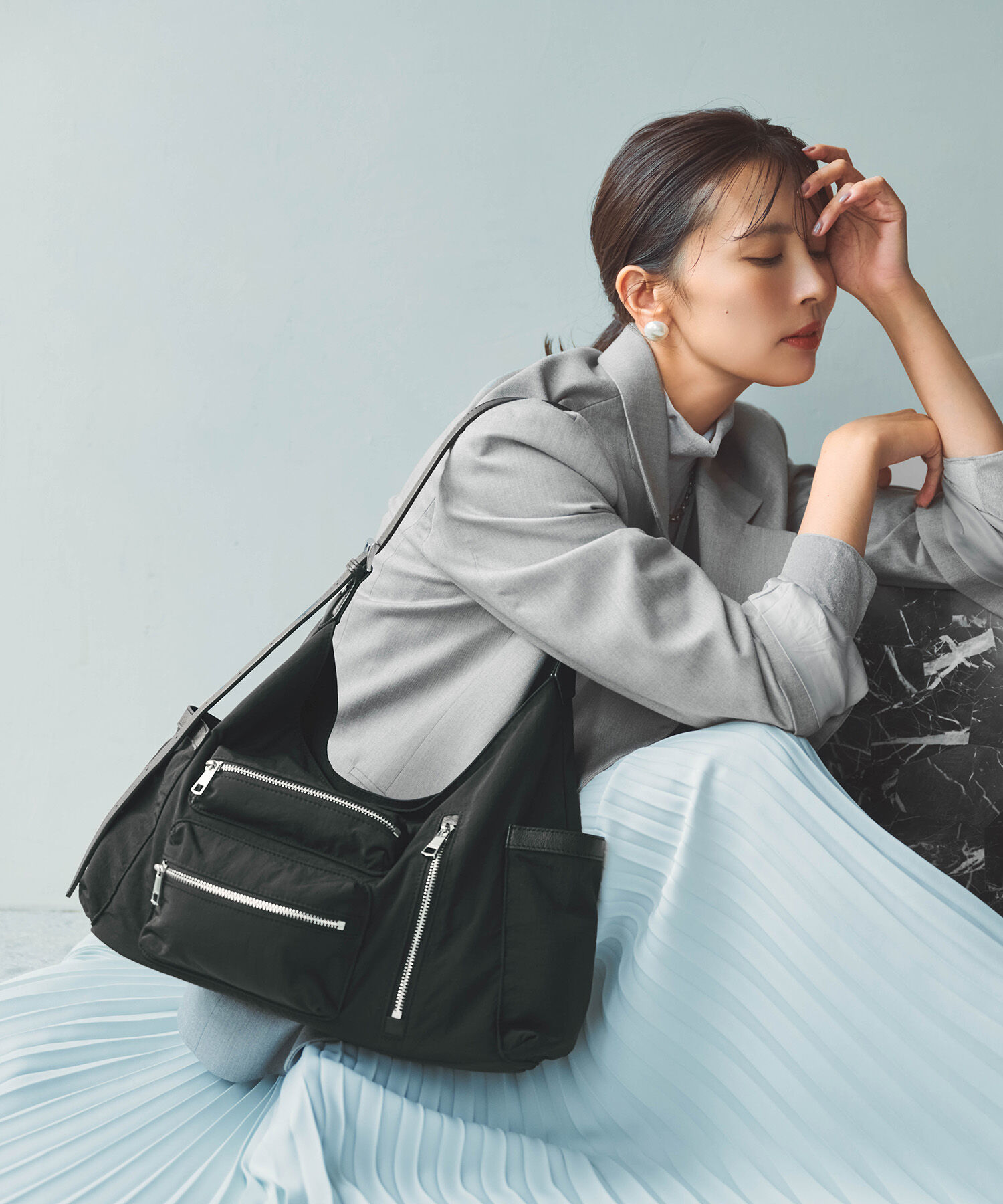 TOPKAPI TREASURE「【TREASURE TOPKAPI】ナイロン アウトポケット 2way ショルダーバッグ / 軽量」|ショルダー・メッセンジャー|