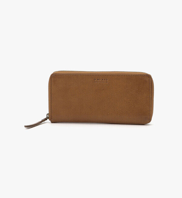 O MY BAG「【オーマイバッグ】ソニー ウォレット/ストロンボリコニャック ナチュラルレザー/レディース メンズ」|財布|コニャック