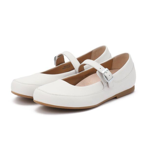 【未使用品】BIRKENSTOCK　リズモア ビルケンシュトック】リズモア/ホワイト ナチュラルレザー/シューズ