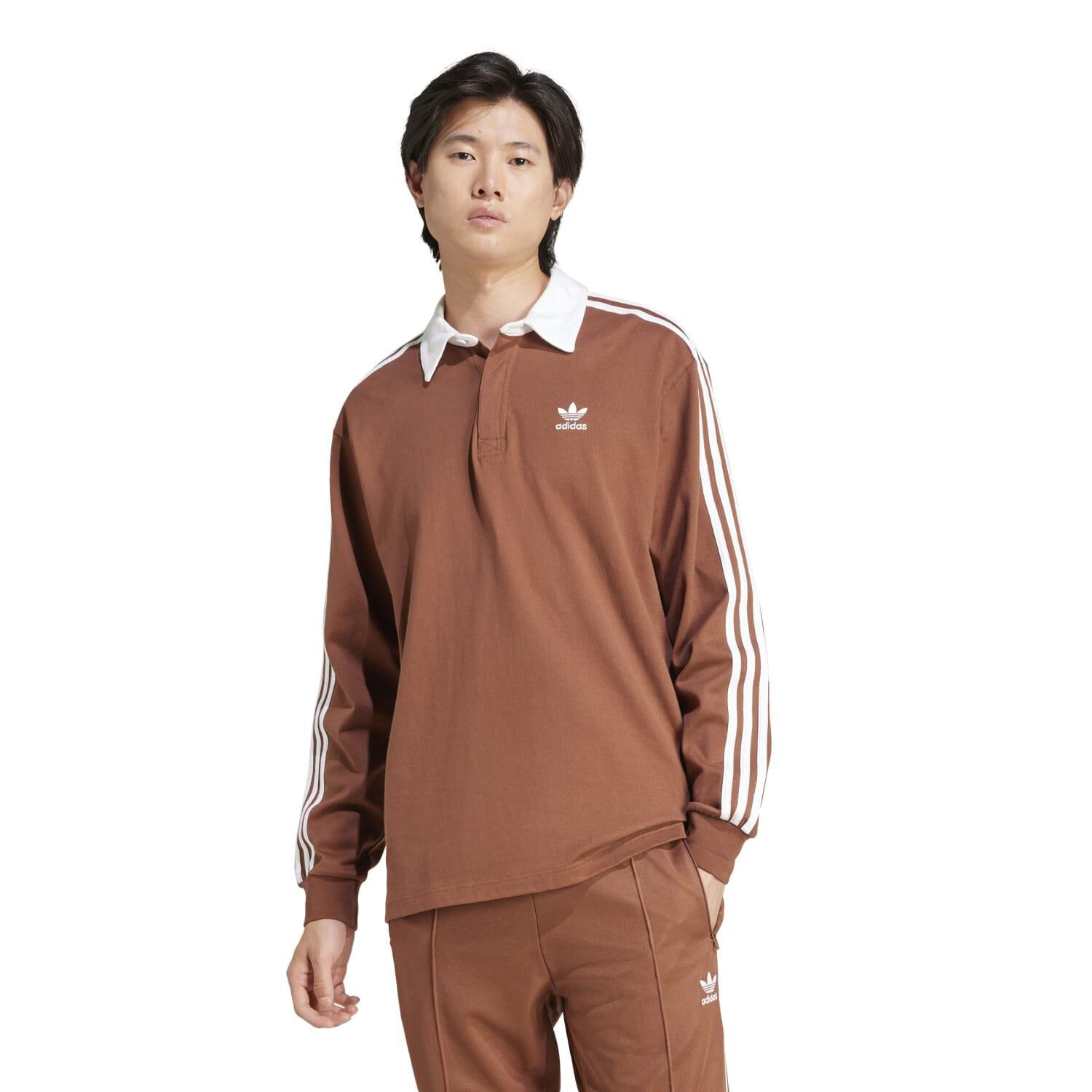 adidas「【ADIDAS ｳｪｱ】U RUGBY POLO LS」|Tシャツ・カットソー|ブラウン
