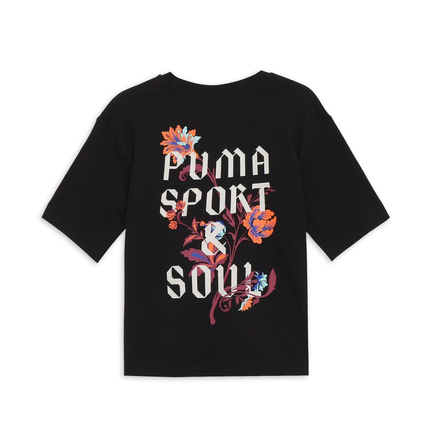PUMA「【PUMA ｳｪｱ】M FLORALSPORT GRAPHICBOXY TEE」|Tシャツ・カットソー|