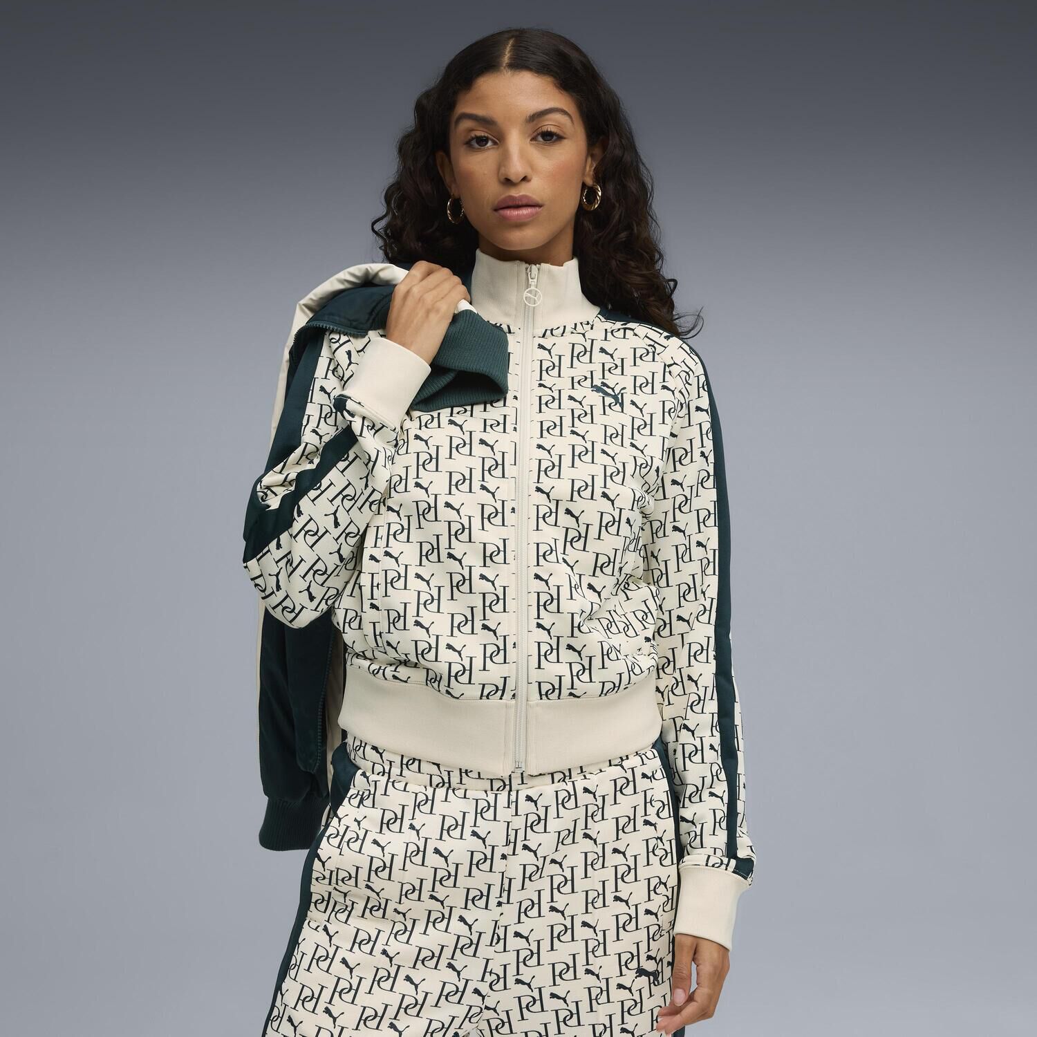 PUMA「【PUMA ｳｪｱ】W T7 AOP TRACK JACKET PT」|ポロシャツ|