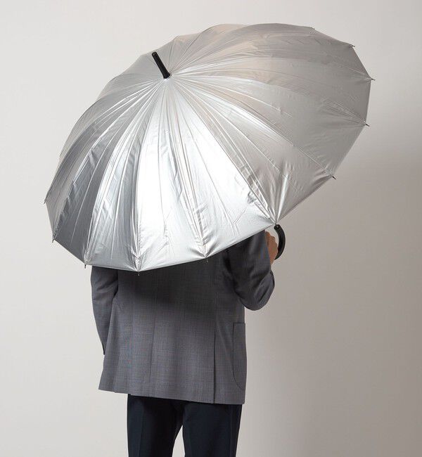 UNITED ARROWS green label relaxing「【別注】＜Wpc.＞GLR 16K シルバー レイン 長傘 / 晴雨兼用 / レイン / 日傘」|傘|SILVER
