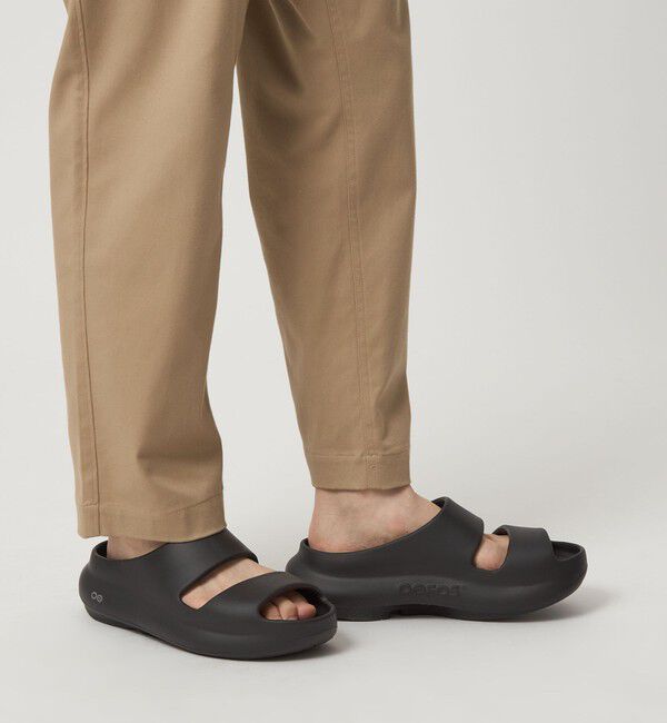UNITED ARROWS green label relaxing「＜OOFOS＞OOYEA サンダル」|サンダル|BLACK