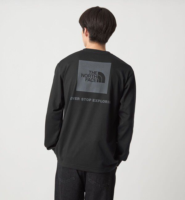 UNITED ARROWS green label relaxing「＜THE NORTH FACE＞バック スクエアロゴ ロングスリーブ 長袖 Tシャツ」|Tシャツ・カットソー|