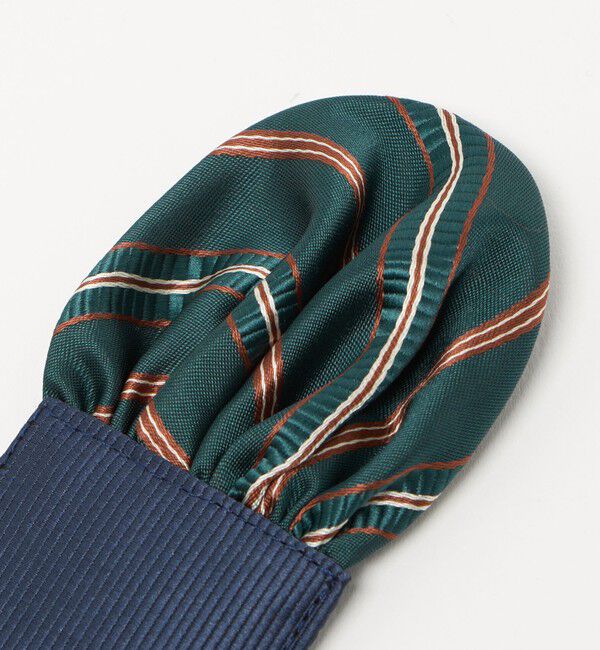 UNITED ARROWS green label relaxing「ネクタイ チーフ セット（ストライプ） / キッズ  手洗い可能」|ネクタイ・蝶ネクタイ|