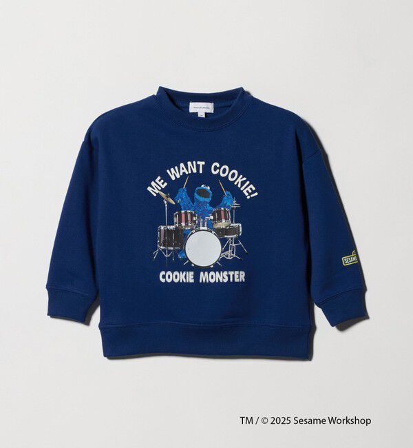 UNITED ARROWS green label relaxing「【別注】＜SESAME STREET＞裏毛 プルオーバー / トレーナー / キッズ  100cm-130cm」|スウェット・ジャージ|COBALT