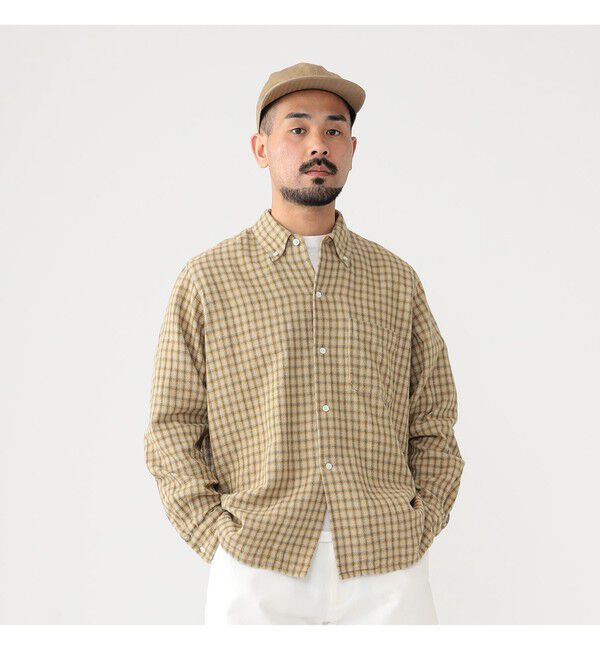 BEAMS PLUS「Open B.D. Panama Check Double Face」|シャツ・ブラウス|