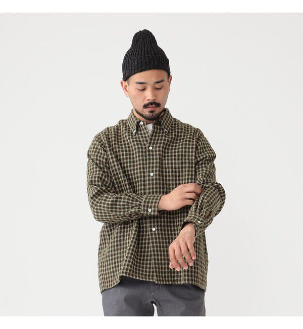 BEAMS PLUS「Open B.D. Panama Check Double Face」|シャツ・ブラウス|