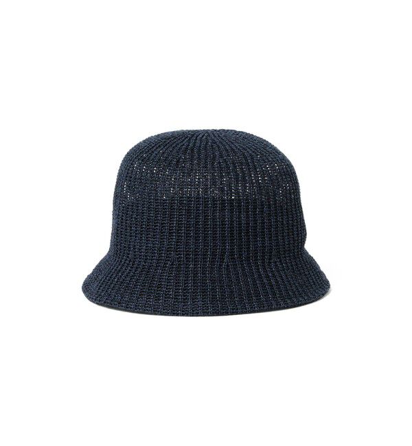BEAMS「RACAL / Paper Knit Tulip Hat」|キャップ・キャスケット|NAVY