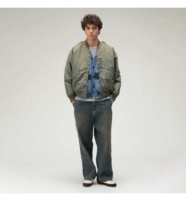 BEAMS PLUS「【別注】REMI RELIEF / L-2B Flight Jacket」|ブルゾン・スタジャン|