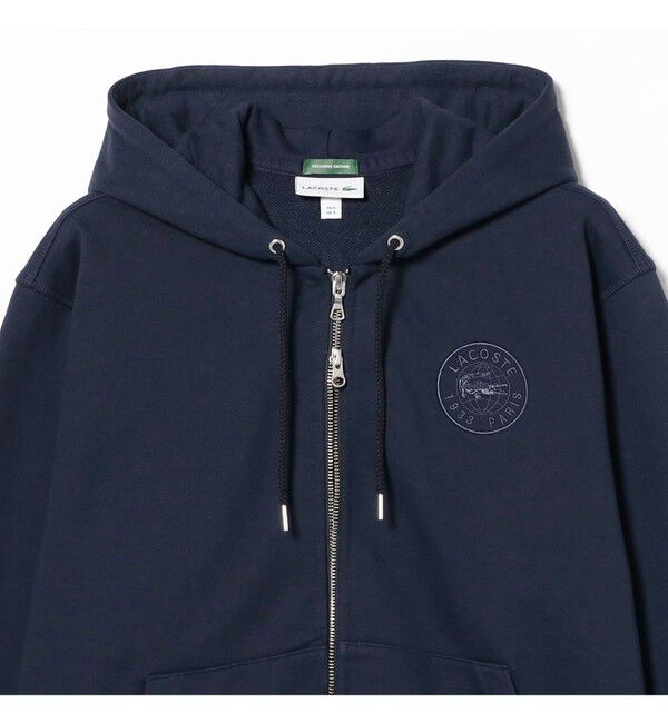 BEAMS「【別注】LACOSTE / フルジップパーカー」|スウェット・ジャージ|