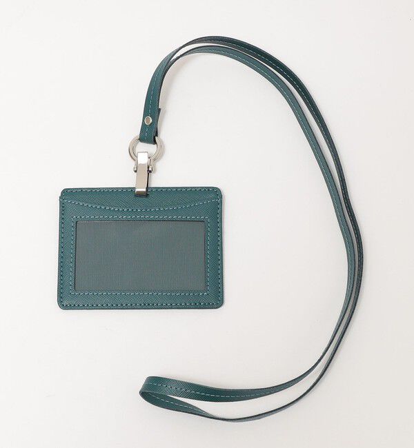 SHIPS「SHIPS: 【SAFFIANO LEATHER】イタリアンレザー IDケース」|その他|ダークグリーン