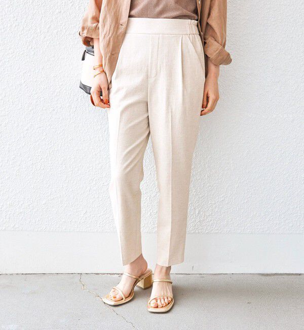 SHIPS for women「〈手洗い可能〉ドライオックス テーパード パンツ◇」|その他|ナチュラル