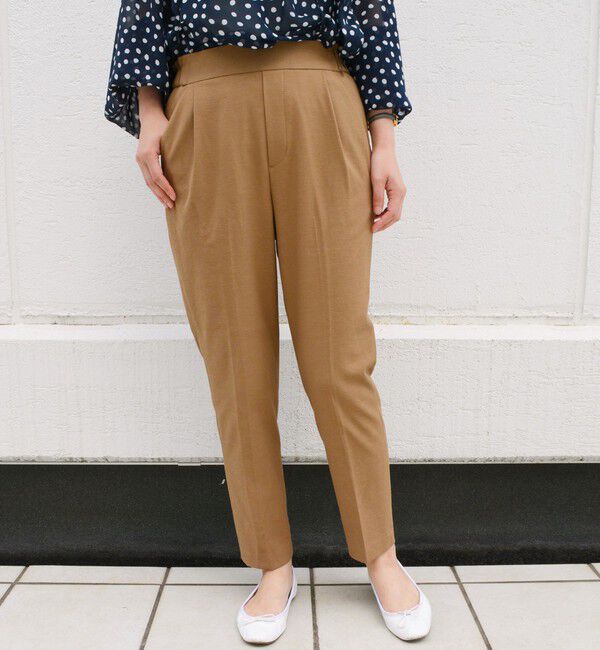 SHIPS for women「〈手洗い可能〉ドライオックス テーパード パンツ◇」|その他|キャメル