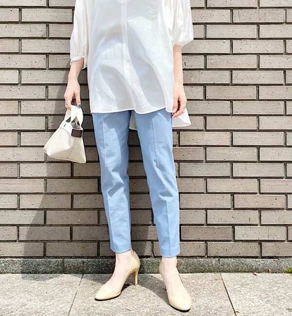 SHIPS for women「〈手洗い可能〉ドライオックス テーパード パンツ◇」|その他|ライトブルー