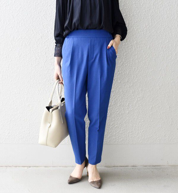 SHIPS for women「〈手洗い可能〉ドライオックス テーパード パンツ◇」|その他|ブルー