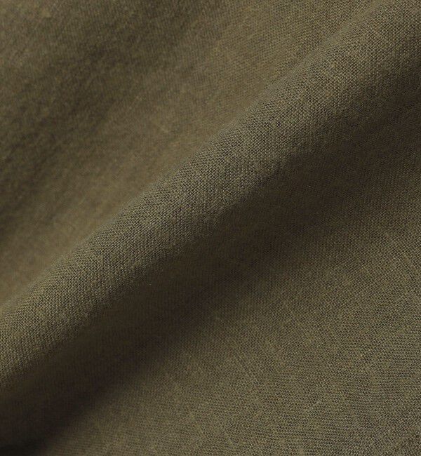 SHIPS「SHIPS: リネン キャンバス リラックスフィット バンドカラーシャツ」|シャツ・ブラウス|