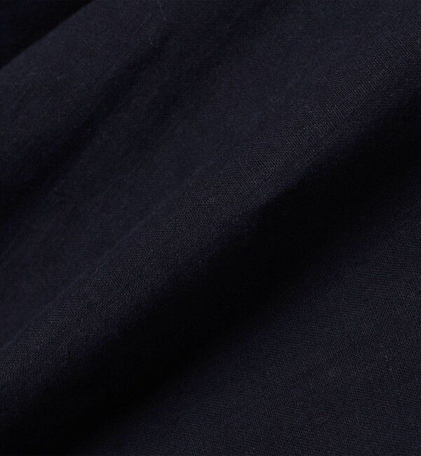 SHIPS「SHIPS: リネン キャンバス リラックスフィット バンドカラーシャツ」|シャツ・ブラウス|