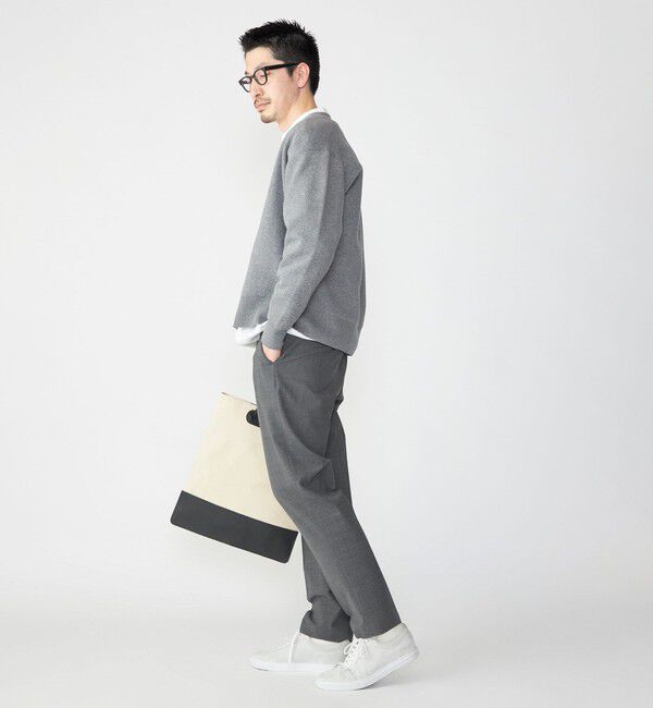 SHIPS「SHIPS: 〈手洗い可能〉 ダブルフェイス コットン カシミヤ Vネック カーディガン」|カーディガン|