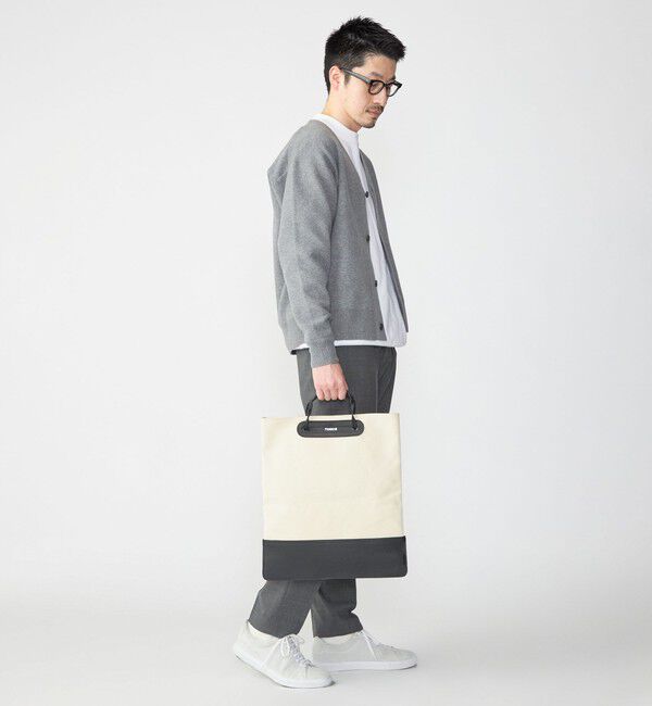 SHIPS「SHIPS: 〈手洗い可能〉 ダブルフェイス コットン カシミヤ Vネック カーディガン」|カーディガン|