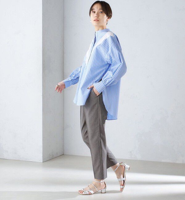 SHIPS for women「〈洗濯機可能〉サイドライン デザイン ストレッチ テーパード パンツ 24SS ◇」|その他|