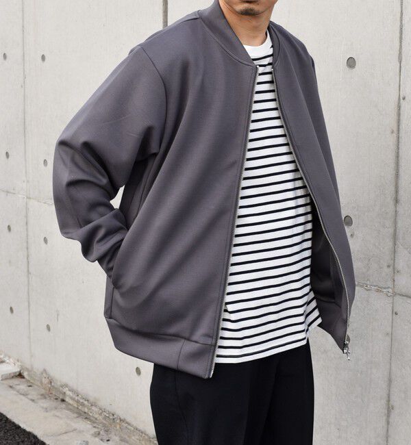 SHIPS any「SHIPS any: <洗濯機可能> カルゼ ポンチ ジップアップ ブルゾン◇」|ブルゾン・スタジャン|