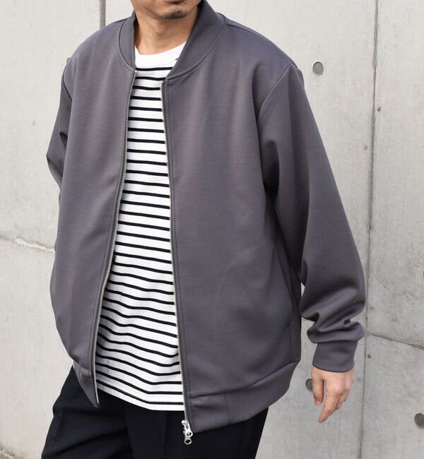 SHIPS any「SHIPS any: <洗濯機可能> カルゼ ポンチ ジップアップ ブルゾン◇」|ブルゾン・スタジャン|