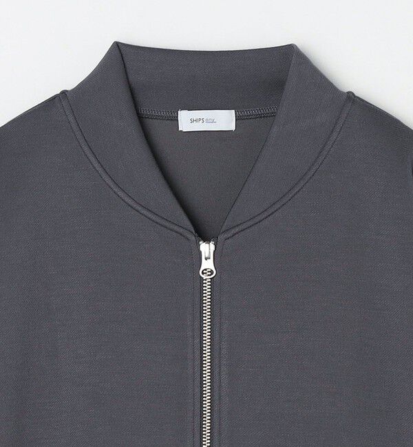 SHIPS any「SHIPS any: <洗濯機可能> カルゼ ポンチ ジップアップ ブルゾン◇」|ブルゾン・スタジャン|