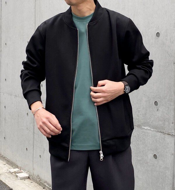 SHIPS any「SHIPS any: <洗濯機可能> カルゼ ポンチ ジップアップ ブルゾン◇」|ブルゾン・スタジャン|