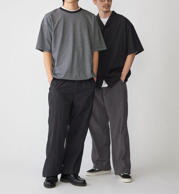 SHIPS「SHIPS:〈遮熱/UVカット/吸水速乾/接触冷感〉SHELTECH(R) マイクロボーダーTシャツ」|Tシャツ・カットソー|