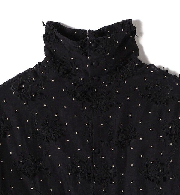 SHIPS for women「【SHIPS別注】crinkle crinkle crinkle:エンブロイダリー ドット ブラウス」|シャツ・ブラウス|