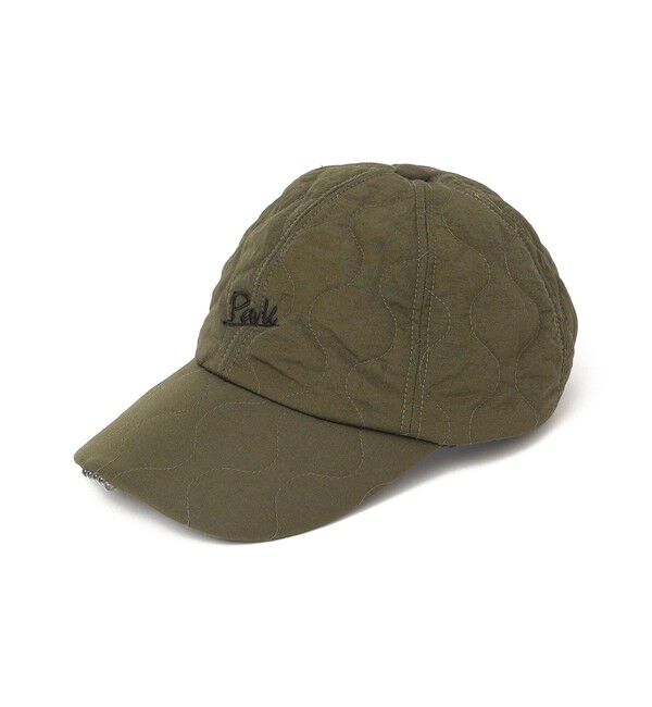 SHIPS KIDS「THE PARK SHOP:MILQUILT LIGHT CAP」|キャップ・キャスケット|オリーブ