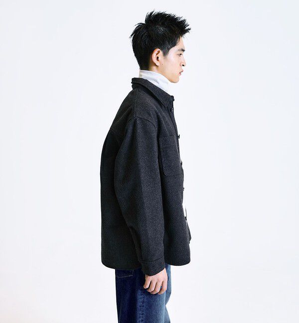 SHIPS「City Ambient Products: ライトメルトン オーバー CPOシャツ」|シャツ・ブラウス|