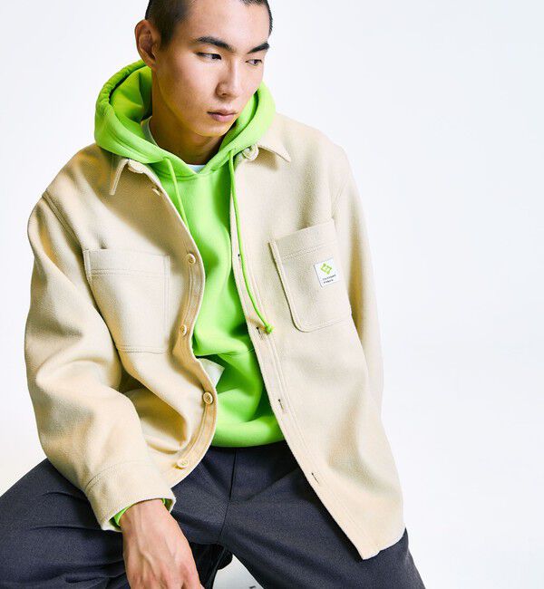 SHIPS「City Ambient Products: ライトメルトン オーバー CPOシャツ」|シャツ・ブラウス|